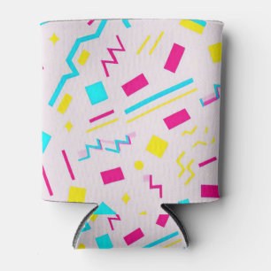 90's Hand Drawn Doodle Can Cooler