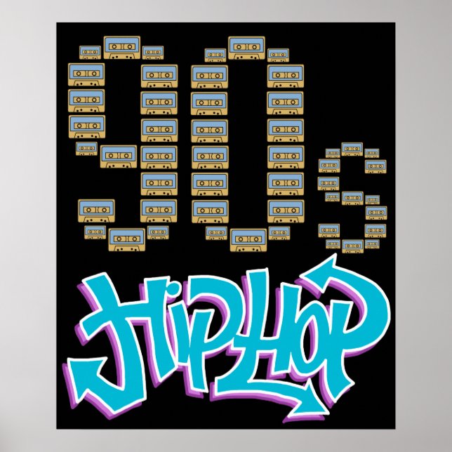 90s Hip Hop Gifts Classic Hip Hop Poster (Front)