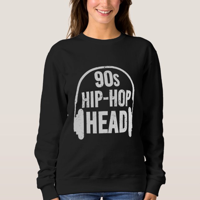 90s Hip Hop Head Sweatshirt (Front)