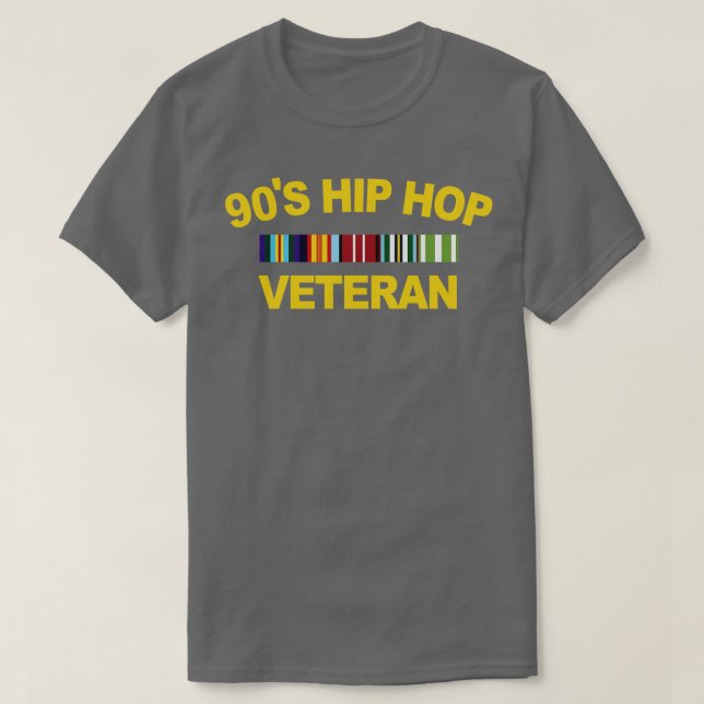 90s Hip Hop Veteran T-Shirt (Design Front)