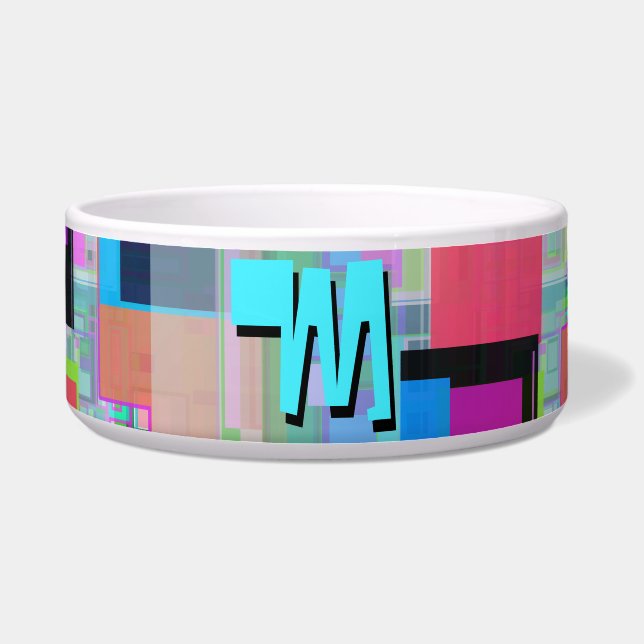 90s Inspired Colourful Geometric Monogram (Front)