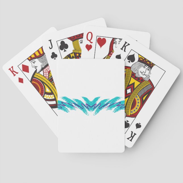 90s jazz playing cards (Back)