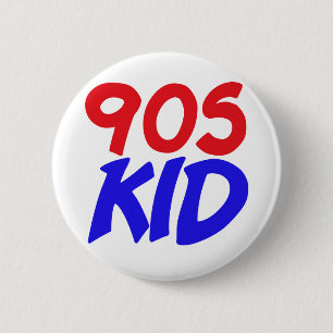 90s Kid 6 Cm Round Badge