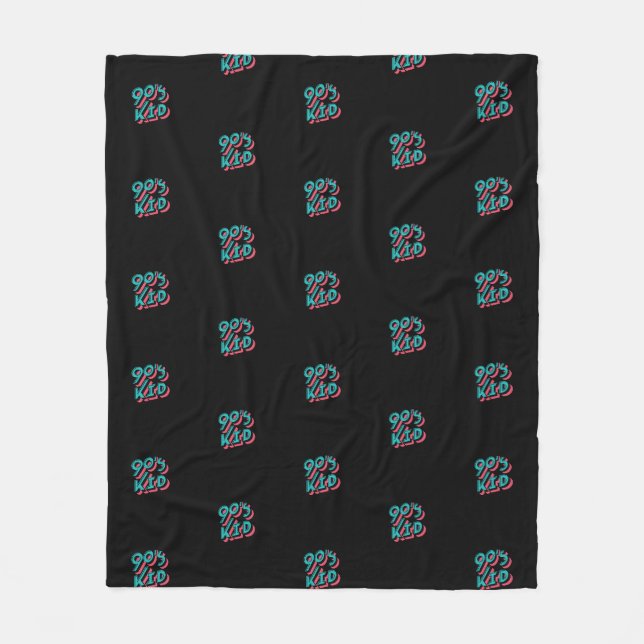 90's Kid Fleece Blanket (Front)