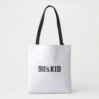 90's kid tote bag