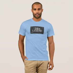 90s Legend Retro Glitch Design – Vintage 1990s Nos T-Shirt