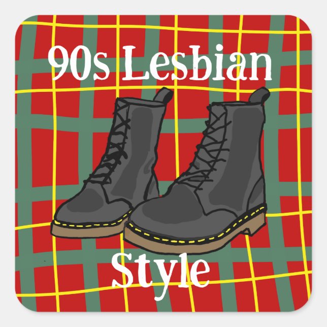 90s Lesbian Style Sticker (Front)