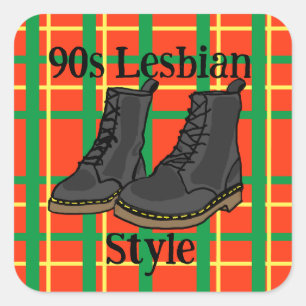90s Lesbian Style Sticker