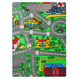 90s nostalgia, Track carpet Car Road nostalgia Clipboard