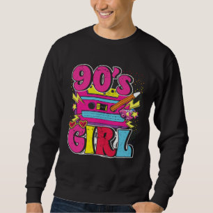 90s Party Girl Retro Costume Outfit 90 s Sweatshirt