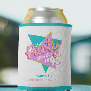 90s Party Like It's 1995 30th Birthday Party Can Cooler
