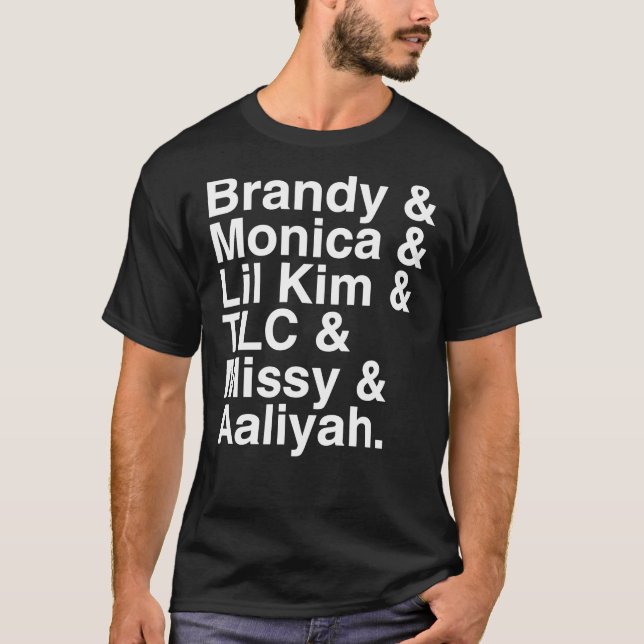 90s R&amp;B  Relaxed Fit T-Shirt (Front)