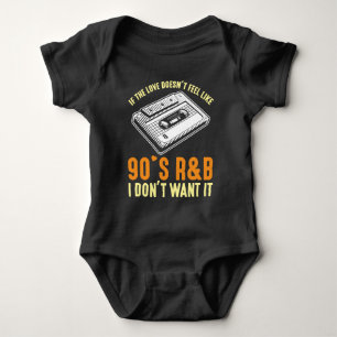 90s R&B Music Cassette nineties songs Lover Baby Bodysuit