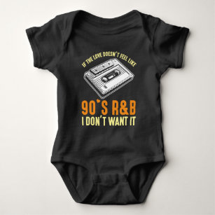 90s R&B Music Cassette nineties songs Lover Baby Bodysuit
