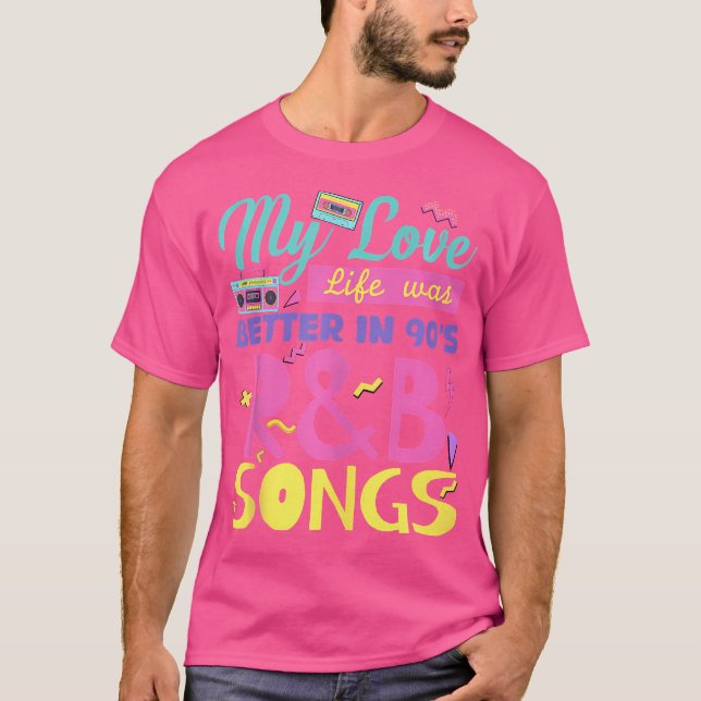 90'S Rb Music For Men Women Girl Rnb Lover Rhythm  T-Shirt (Front)