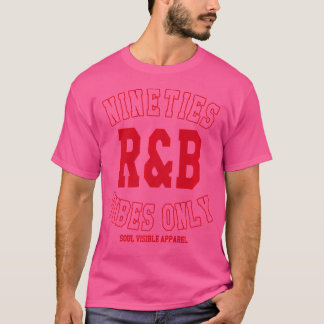 90S Rb Vibes Only Varsity Nineties Rnb Music T-Shirt