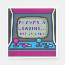 90s Retro Arcade Gender Reveal Player 3 Loading
