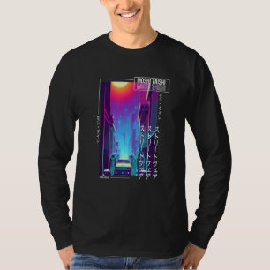 90's Retro Synthwave Japanese Vaporwave Otaku Aest T-Shirt
