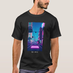 90's Retro Synthwave Japanese Vaporwave Otaku Aest T-Shirt