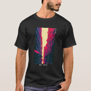 90's Retro Synthwave Japanese Vaporwave Otaku Aest T-Shirt