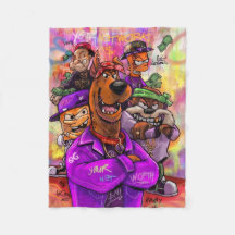 90's Scooby Gangster Style Hip Hop Art Blanket