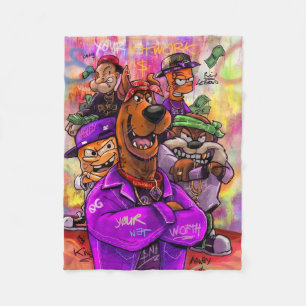 90's Scooby Gangster Style Hip Hop Art Blanket