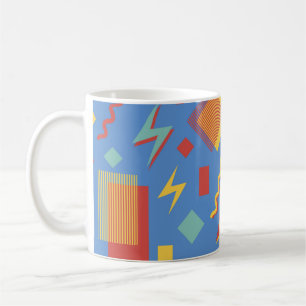 90s seamless pattern. Memphis background. Geometri Coffee Mug
