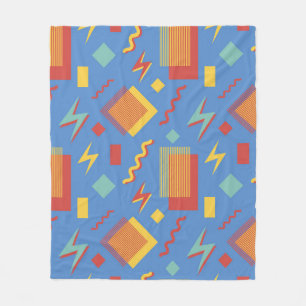 90s seamless pattern. Memphis background. Geometri Fleece Blanket