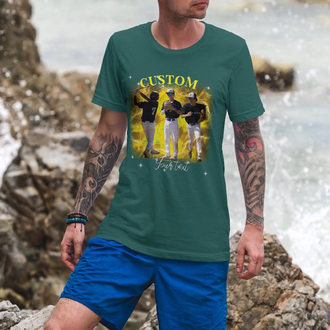 90's Sport Bootleg Rap Custom Photo T-Shirt (Creator Uploaded)