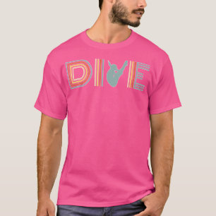 90S Springboard Diving Born To Dive Girls Diver T-Shirt