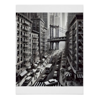 90s Style Glossy Poster