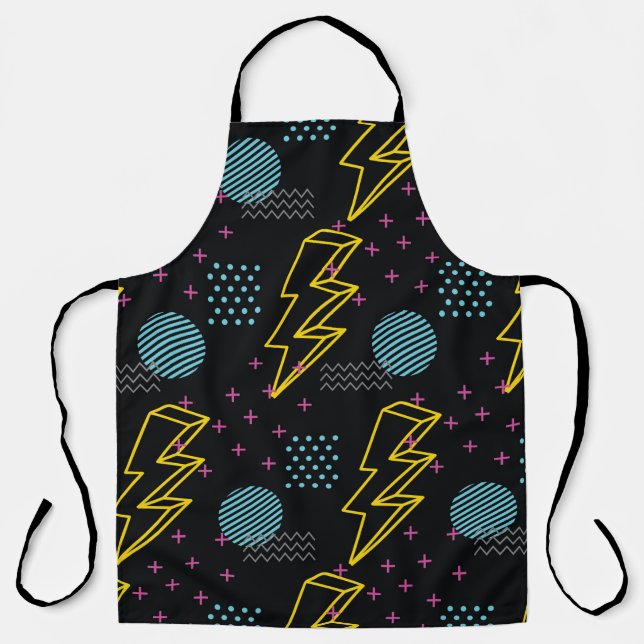 90's style seamless pattern apron (Front)