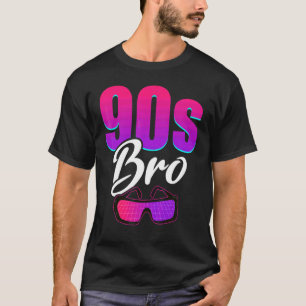 90s Sunglasses 1990s Bro Music  Retro Nineties T-Shirt
