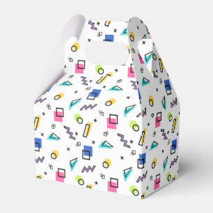 90s Vibe Simple Shapes & Outlines Favor Box
