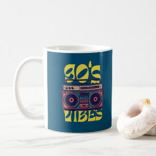 90's vibe vintage Boombox    Coffee Mug