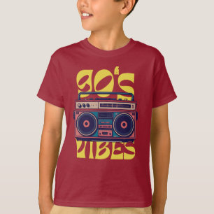 90's vibe vintage Boombox    T-Shirt