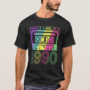 90s Vibe Vintage Ninety Party Like It's 1990 Retro T-Shirt