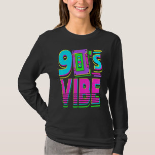 90s Vibe Vintage Radio Cassette Retro Throwback Gi T-Shirt