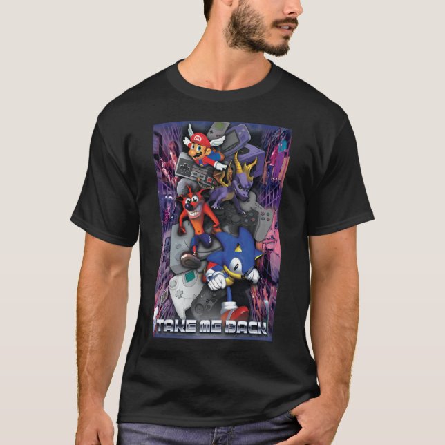 90's Video Game Nostalgia T-Shirt (Front)