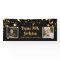 90th Birthday Black Gold Stars Photos Personalised