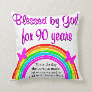 90TH BIRTHDAY BLESSING CUSHION