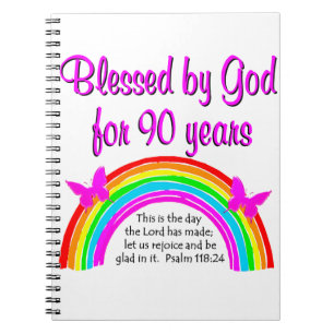 90TH BIRTHDAY BLESSING NOTEBOOK