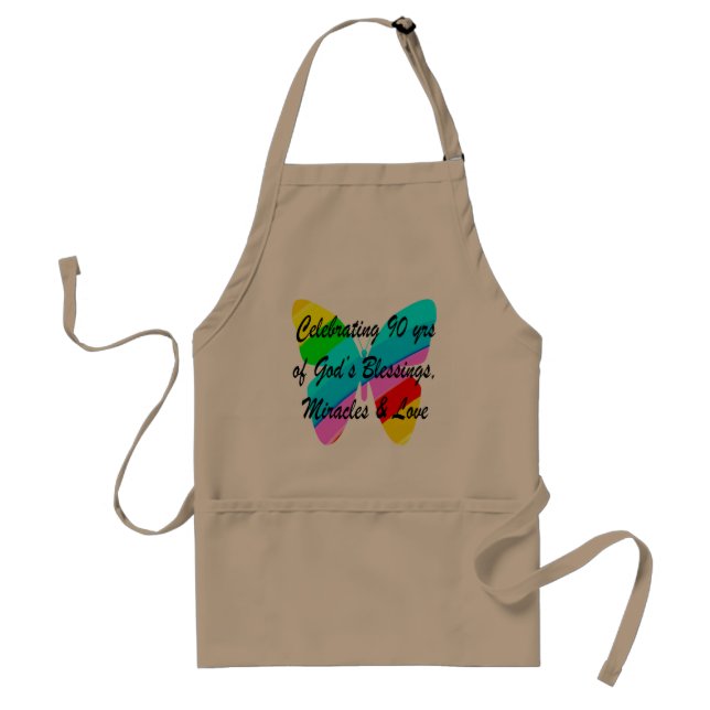 90TH BIRTHDAY BLESSING STANDARD APRON (Front)