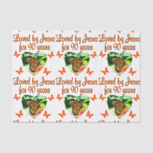 90TH BIRTHDAY BUTTERFLY TISSUE PAPER