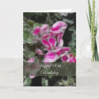 90th Birthday Card