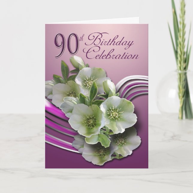 90th Birthday Celebration Invitation (Front)