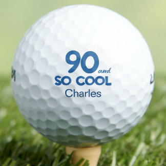 90th Birthday Classic 90 and So Cool Blue Golf Balls