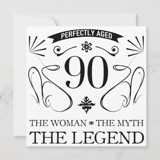 90th Birthday For Women (Front)