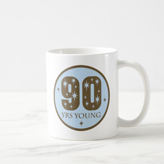 90th Birthday Gift Ideas Coffee Mug (Right)