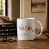 90th Birthday Gift White Pumpkin Fall Flowers